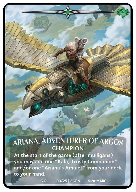 Image for Ariana, Adventurer of Argos (Expansion Pack 1: Generations) (3/25 | 3GEN) - Argent Saga TCG
