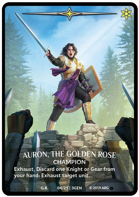 Image for Auron, the Golden Rose (Expansion Pack 1: Generations) (4/25 | 3GEN) - Argent Saga TCG
