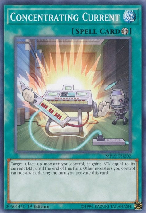 Image for Concentrating Current (2019 Gold Sarcophagus Tin Mega Pack) (MP19-EN202) - YuGiOh