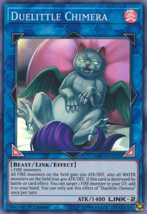Image for Duelittle Chimera (2019 Gold Sarcophagus Tin Mega Pack) (MP19-EN270) - YuGiOh