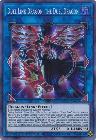 Image for Duel Link Dragon, the Duel Dragon (SR) (Yu-Gi-Oh! Championship Series Prize Cards) (YCSW-EN012) - YuGiOh