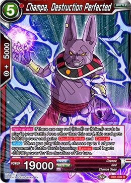 Image for Champa, Destruction Perfected (Draft Box 04 - Dragon Brawl) (DB1-006) - Dragon Ball Super: Masters