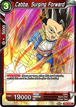 Image for Cabba, Surging Forward (Draft Box 04 - Dragon Brawl) (DB1-009) - Dragon Ball Super: Masters