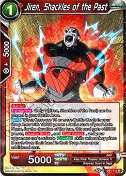 Image for Jiren, Shackles of the Past (Draft Box 04 - Dragon Brawl) (DB1-015) - Dragon Ball Super: Masters