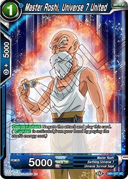 Image for Master Roshi, Universe 7 United (Draft Box 04 - Dragon Brawl) (DB1-027) - Dragon Ball Super: Masters