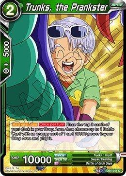 Image for Trunks, the Prankster (Draft Box 04 - Dragon Brawl) (DB1-044) - Dragon Ball Super: Masters