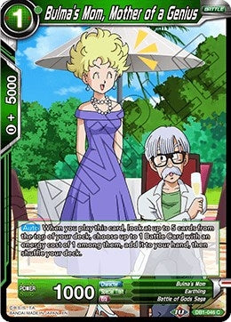 Image for Bulma's Mom, Mother of a Genius (Draft Box 04 - Dragon Brawl) (DB1-046) - Dragon Ball Super: Masters