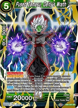 Image for Fused Zamasu, Deity's Wrath (Draft Box 04 - Dragon Brawl) (DB1-057) - Dragon Ball Super: Masters