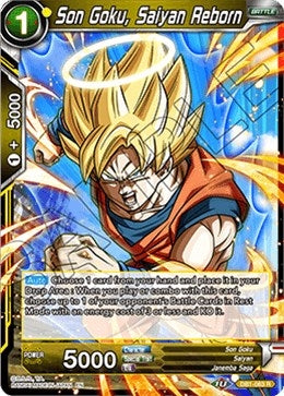 Image for Son Goku, Saiyan Reborn (Draft Box 04 - Dragon Brawl) (DB1-063) - Dragon Ball Super: Masters