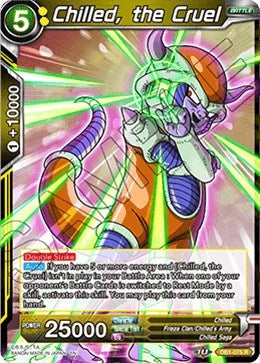 Image for Chilled, the Cruel (Draft Box 04 - Dragon Brawl) (DB1-075) - Dragon Ball Super: Masters