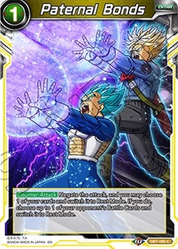 Image for Paternal Bonds (Draft Box 04 - Dragon Brawl) (DB1-080) - Dragon Ball Super: Masters