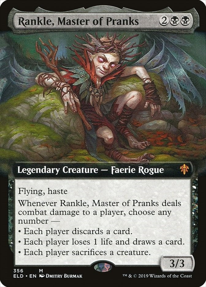 Image for Rankle, Master of Pranks (Extended Art) (Throne of Eldraine) (356) - Magic: The Gathering