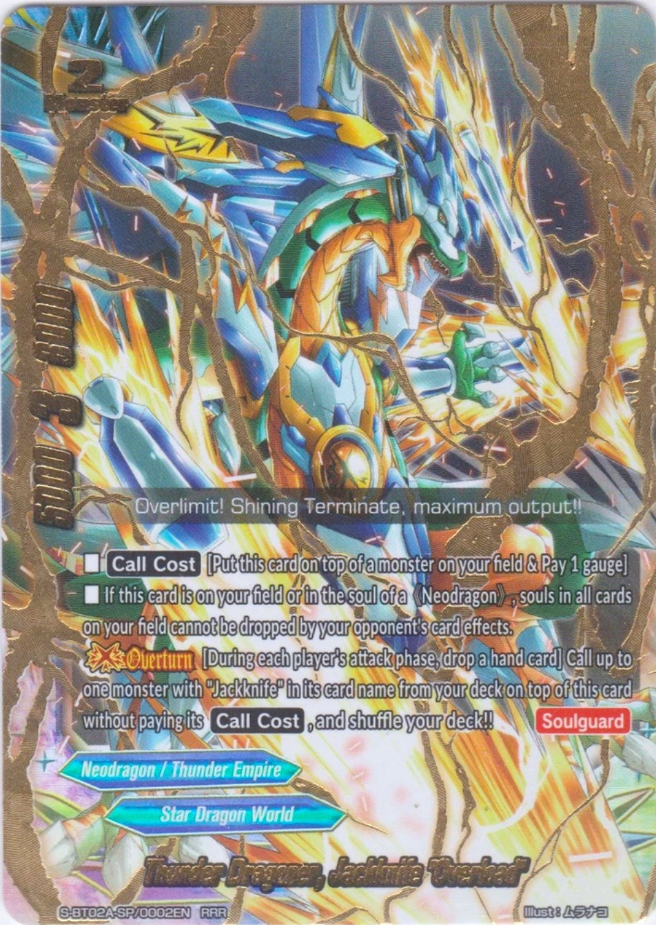 Image for Thunder Dragoner, Jackknife "Overload" (Blazing Overclash) (S-BT02A-SP/0002EN) - Future Card BuddyFight