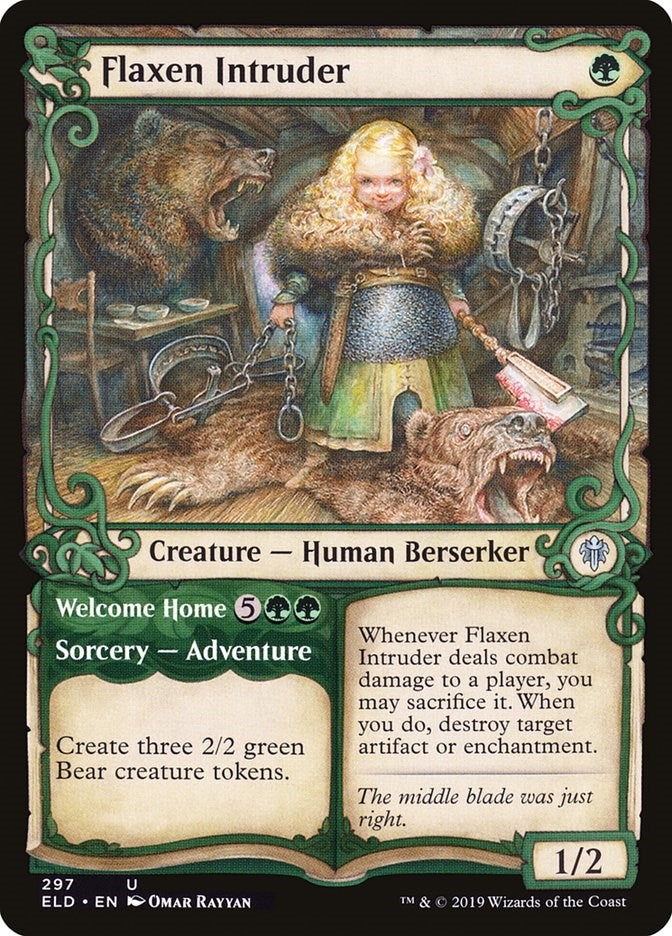 Image for Flaxen Intruder (Showcase) (Throne of Eldraine) (297) - Magic: The Gathering