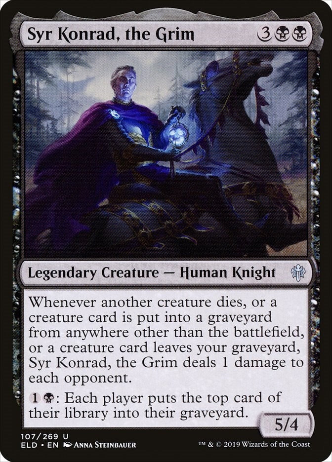 Image for Syr Konrad, the Grim (Throne of Eldraine) (107) - Magic: The Gathering