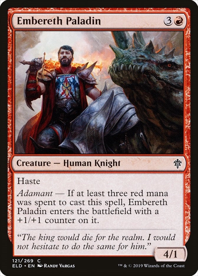 Image for Embereth Paladin (Throne of Eldraine) (121) - Magic: The Gathering