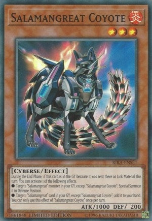 Image for Salamangreat Coyote (Rising Rampage) (RIRA-ENSE1) - YuGiOh