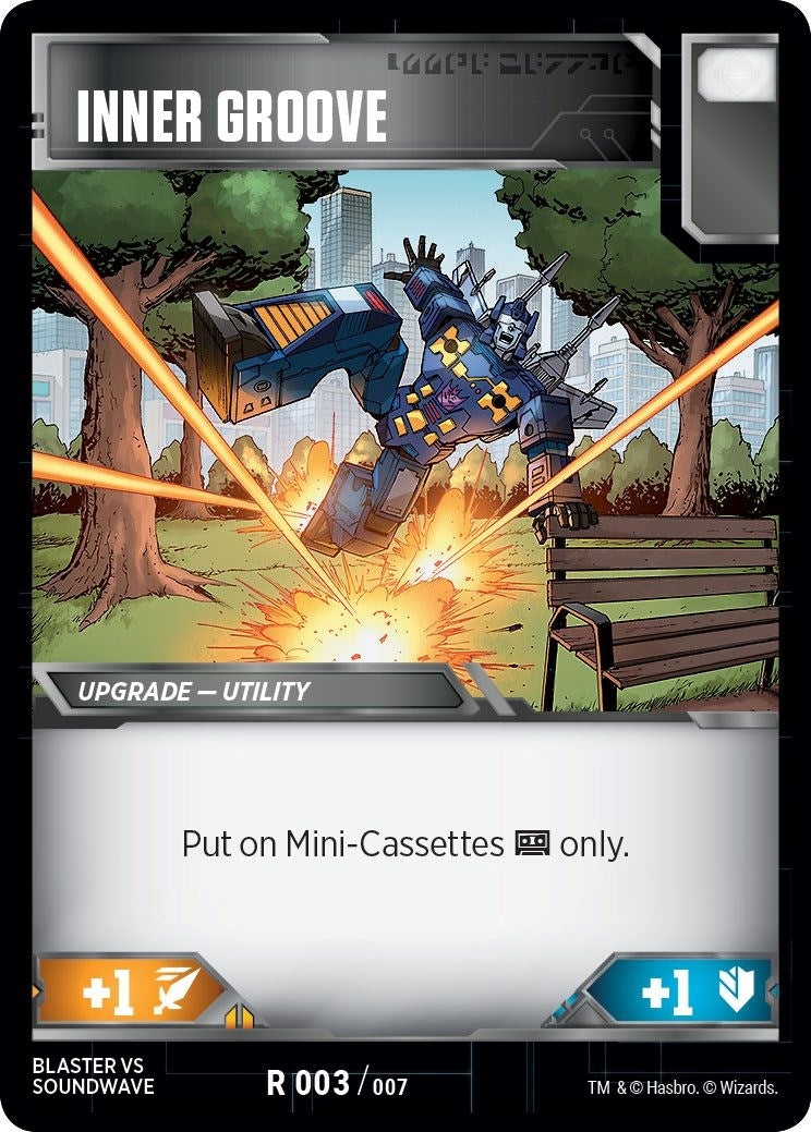 Image for Inner Groove (Blaster VS Soundwave Box Set) (003) - Transformers TCG