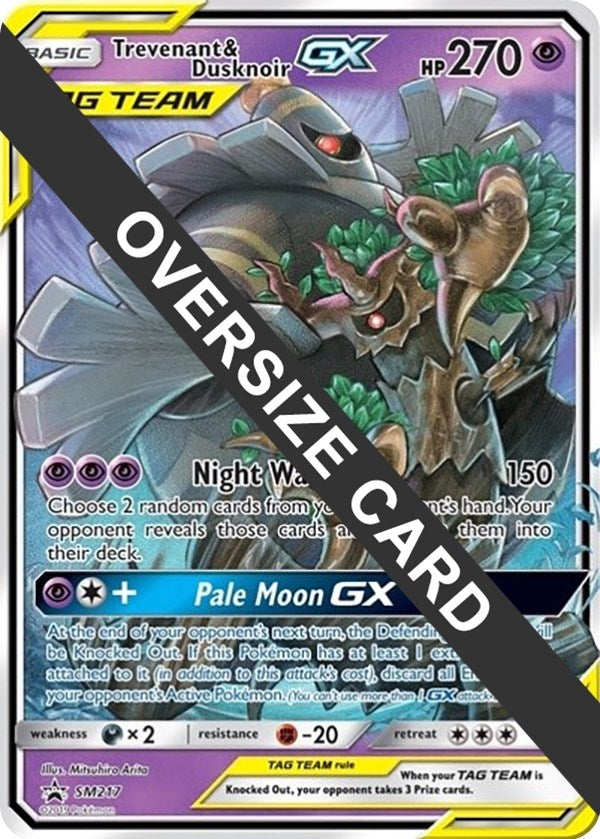 Image for Trevenant & Dusknoir GX - SM217 (Jumbo Cards) (SM217) - Pokemon