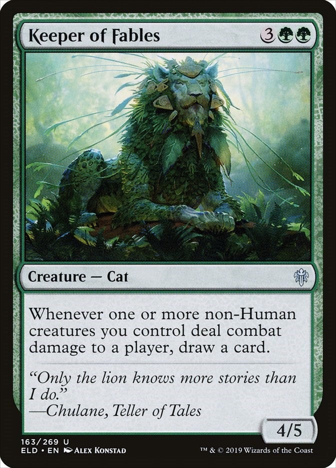 Image for Keeper of Fables (Throne of Eldraine) (163) - Magic: The Gathering
