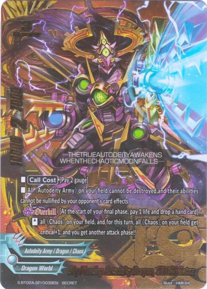 Image for Sky Piercing Autodeity Dragon, CHAOS Batzz (Blazing Overclash) (S-BT02A-SP/0038EN) - Future Card BuddyFight