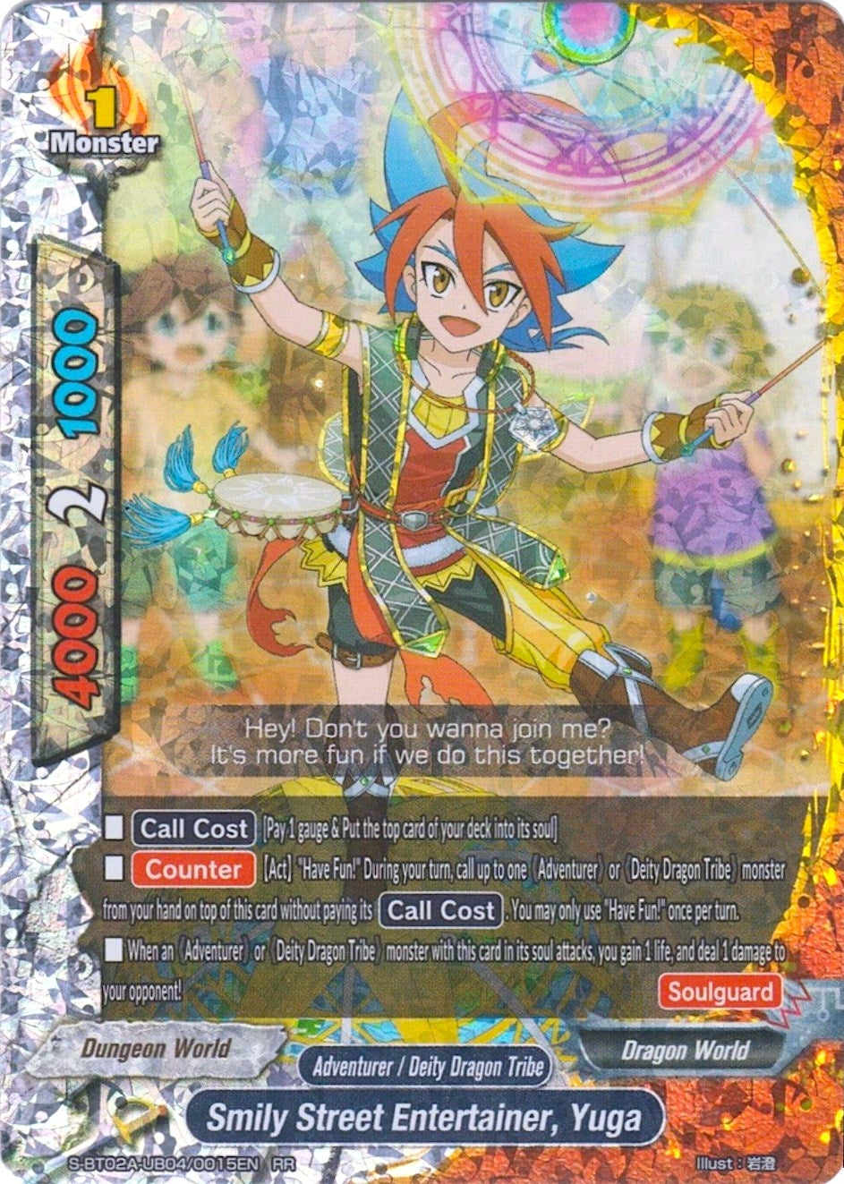 Image for Smily Street Entertainer, Yuga (Blazing Overclash) (S-BT02A-UB04/0015EN) - Future Card BuddyFight