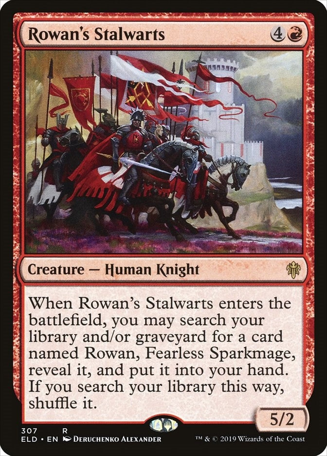 Image for Rowan's Stalwarts (Throne of Eldraine) (307) - Magic: The Gathering