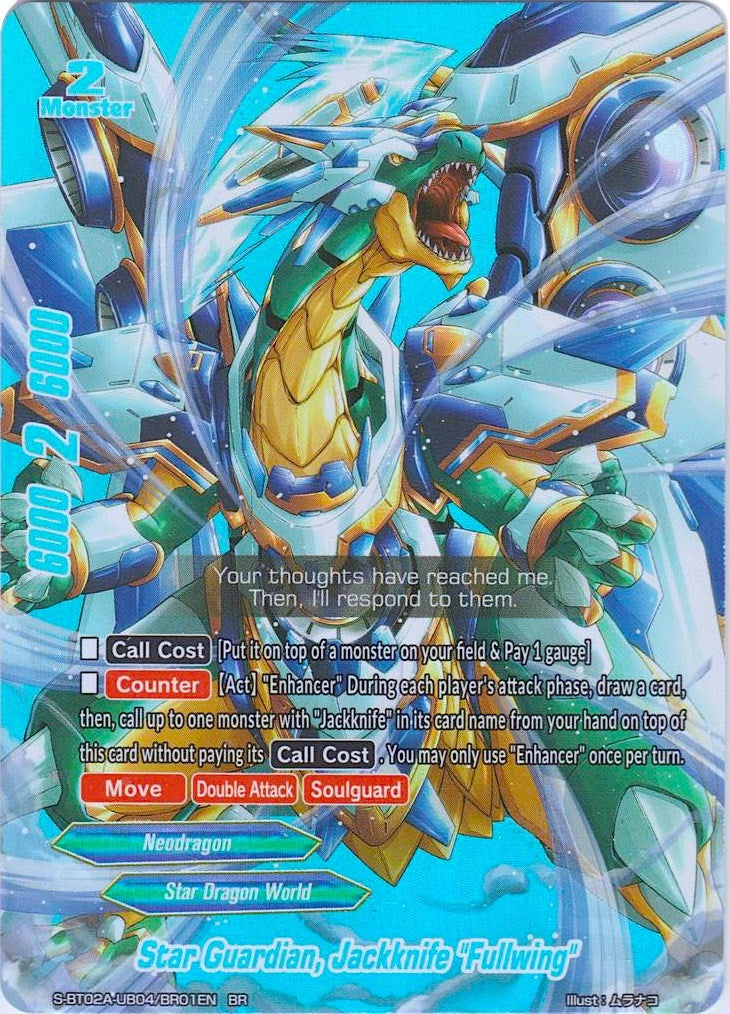 Image for Star Guardian, Jackknife "Fullwing" (BR) (Blazing Overclash) (S-BT02A-UB04/BR01EN) - Future Card BuddyFight