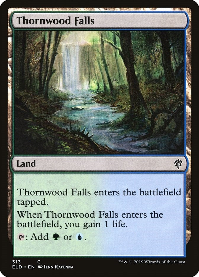 Image for Thornwood Falls (Throne of Eldraine) (313) - Magic: The Gathering