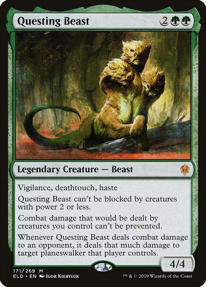 Image for Questing Beast (Throne of Eldraine) (171) - Magic: The Gathering
