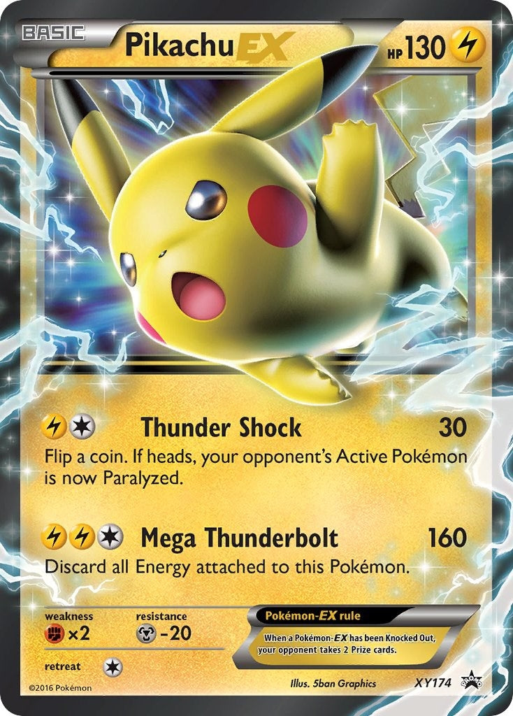 Image for Pikachu EX - XY174 (Jumbo Cards) (XY174) - Pokemon