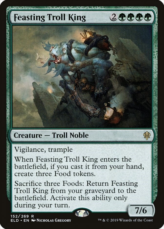 Image for Feasting Troll King (Throne of Eldraine) (152) - Magic: The Gathering