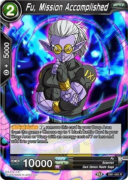 Image for Fu, Mission Accomplished (Draft Box 04 - Dragon Brawl) (DB1-085) - Dragon Ball Super: Masters