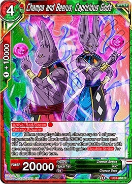 Image for Champa and Beerus, Capricious Gods (Draft Box 04 - Dragon Brawl) (DB1-088) - Dragon Ball Super: Masters