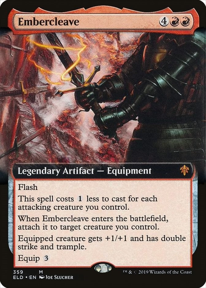 Image for Embercleave (Extended Art) (Throne of Eldraine) (359) - Magic: The Gathering