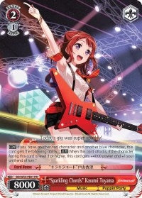 Image for "Sparkling Chords" Kasumi Toyama (BanG Dream! Girls Band Party!) (BD/W54-PE01 PR) - Weiss Schwarz