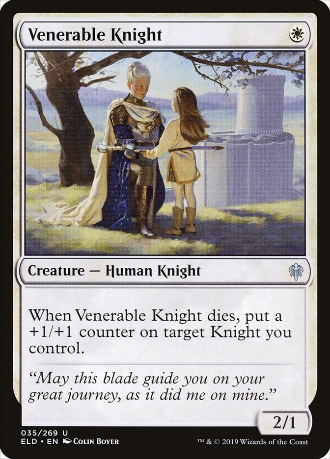 Image for Venerable Knight (Throne of Eldraine) (35) - Magic: The Gathering