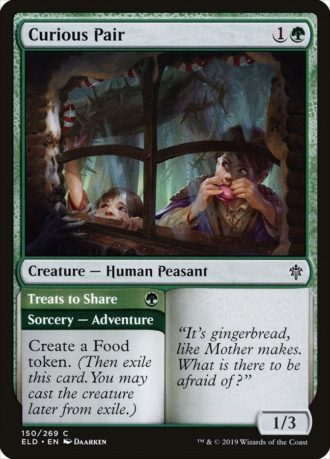 Image for Curious Pair (Throne of Eldraine) (150) - Magic: The Gathering