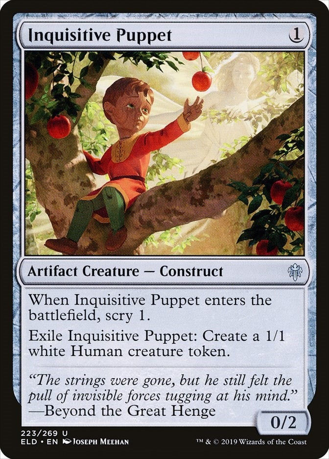 Image for Inquisitive Puppet (Throne of Eldraine) (223) - Magic: The Gathering