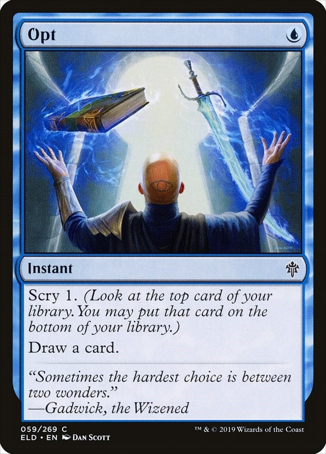 Image for Opt (Throne of Eldraine) (59) - Magic: The Gathering