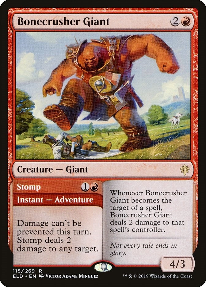 Image for Bonecrusher Giant (Throne of Eldraine) (115) - Magic: The Gathering