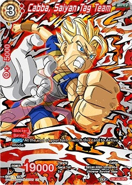 Image for Cabba, Saiyan Tag Team (Draft Box 04 - Dragon Brawl) (DB1-095) - Dragon Ball Super: Masters
