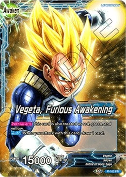 Image for Vegeta // Vegeta, Furious Awakening (Draft Box 04 Tournament) (Promotion Cards) (P-163) - Dragon Ball Super: Masters