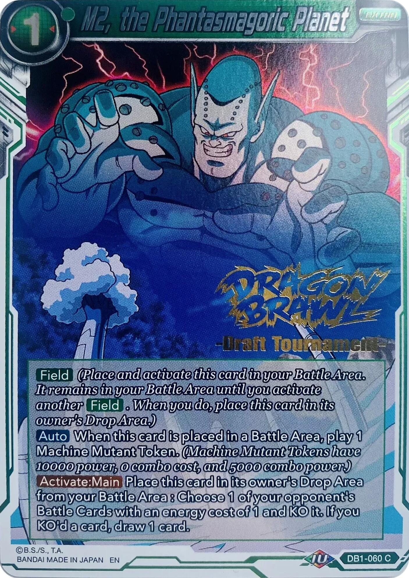 Image for M2, the Phantasmagoric Planet (Dragon Brawl Draft Tournament Gold Stamped) (Promotion Cards) (DB1-060) - Dragon Ball Super: Masters