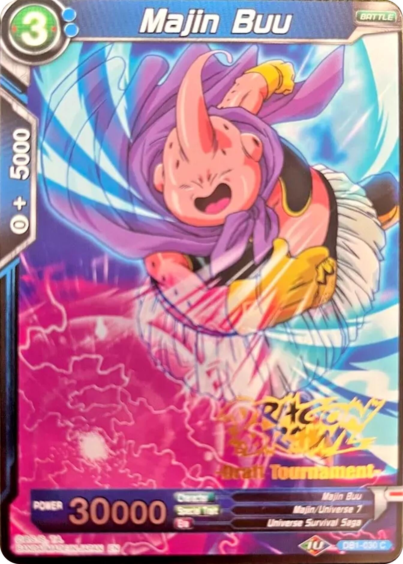 Image for Majin Buu (Dragon Brawl Draft Tournament Gold Stamped) (Promotion Cards) (DB1-030) - Dragon Ball Super: Masters