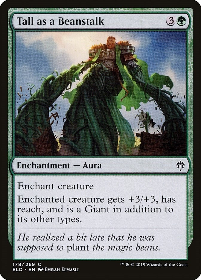 Image for Tall as a Beanstalk (Throne of Eldraine) (178) - Magic: The Gathering