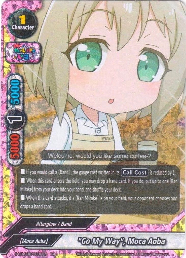 Image for "Go My Way", Moca Aoba (BanG Dream! Girls Band Party! PICO) (S-UB-C02/0008EN) - Future Card BuddyFight