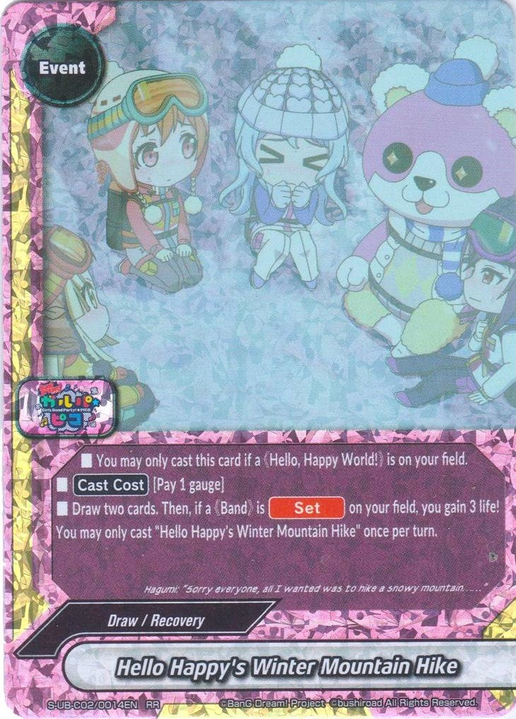 Image for Hello Happy's Winter Mountain Hike (BanG Dream! Girls Band Party! PICO) (S-UB-C02/0014EN) - Future Card BuddyFight