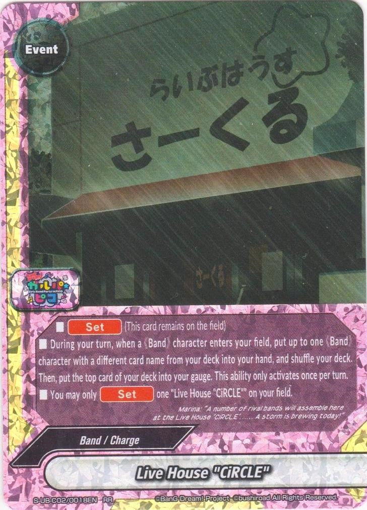 Image for Live House "CiRCLE (BanG Dream! Girls Band Party! PICO) (S-UB-C02/0018EN) - Future Card BuddyFight
