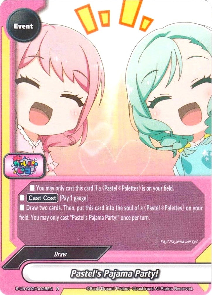Image for Pastel's Pajama Party (BanG Dream! Girls Band Party! PICO) (S-UB-C02/0025EN) - Future Card BuddyFight